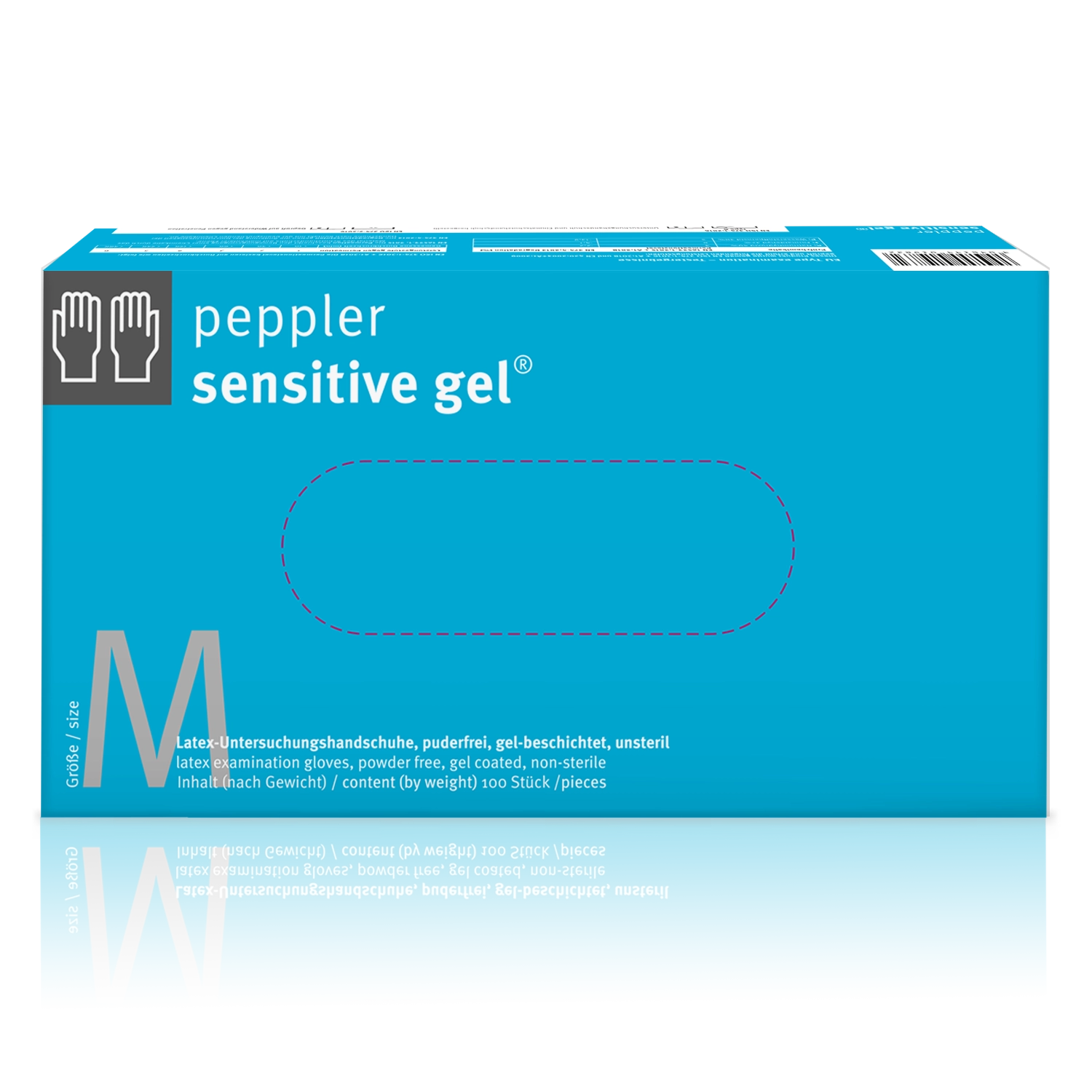 peppler sensitive gel® | Latexhandschuh