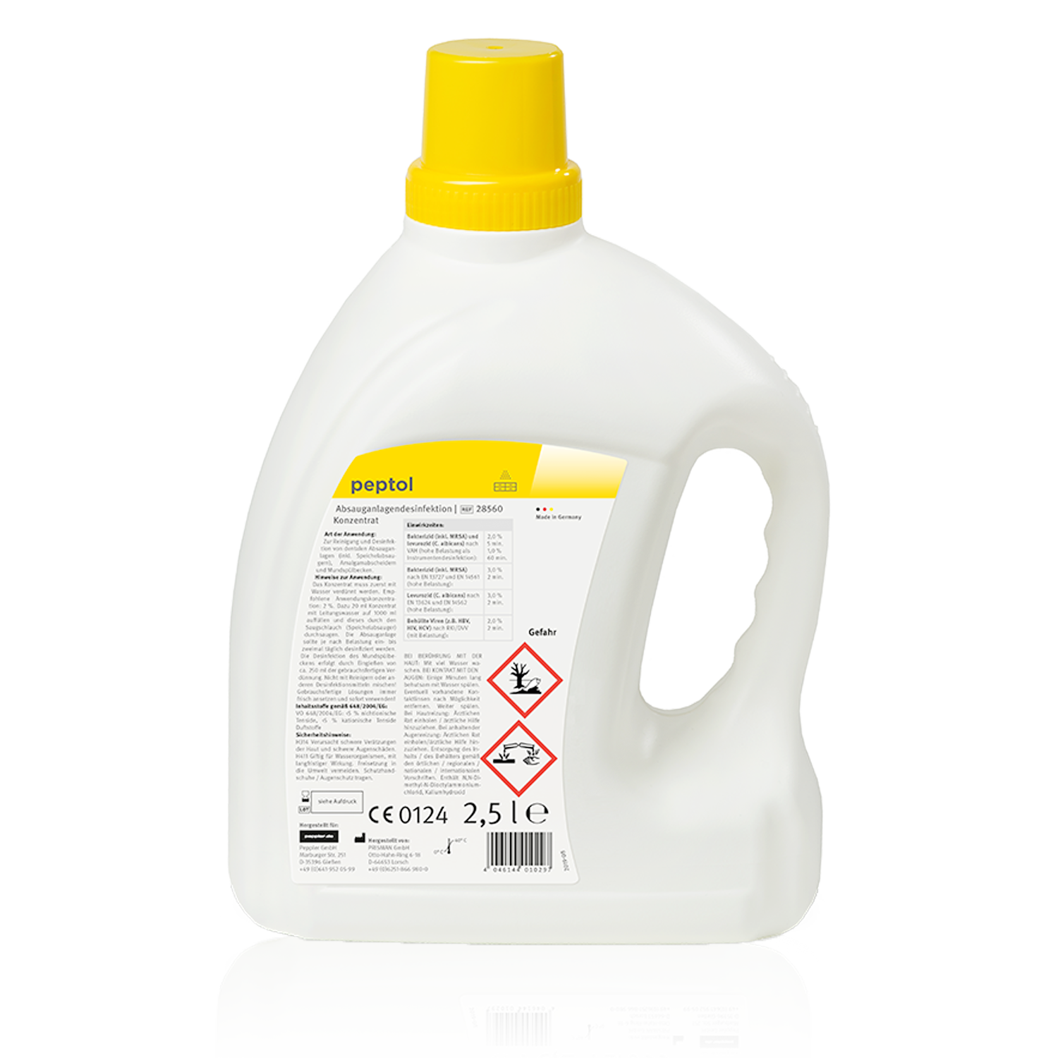 Gratis Muster | peptol | Absauganlagendesinfektion