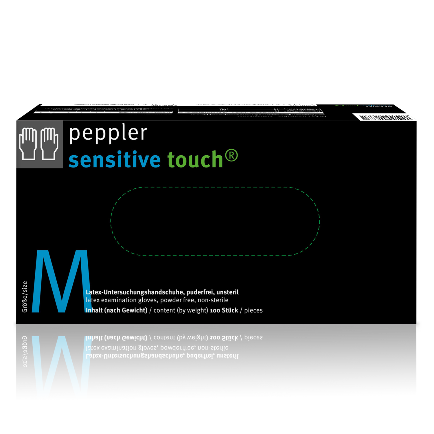 Gratis Muster | peppler sensitive touch® | Latexhandschuh