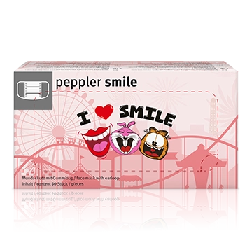 peppler I Love Smile | Mund-Nasen-Schutz