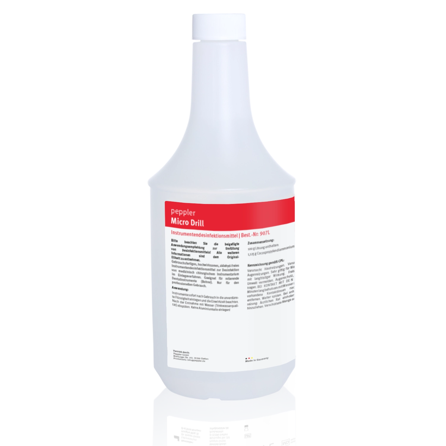 Micro Drill | Leerflasche mit Deckel