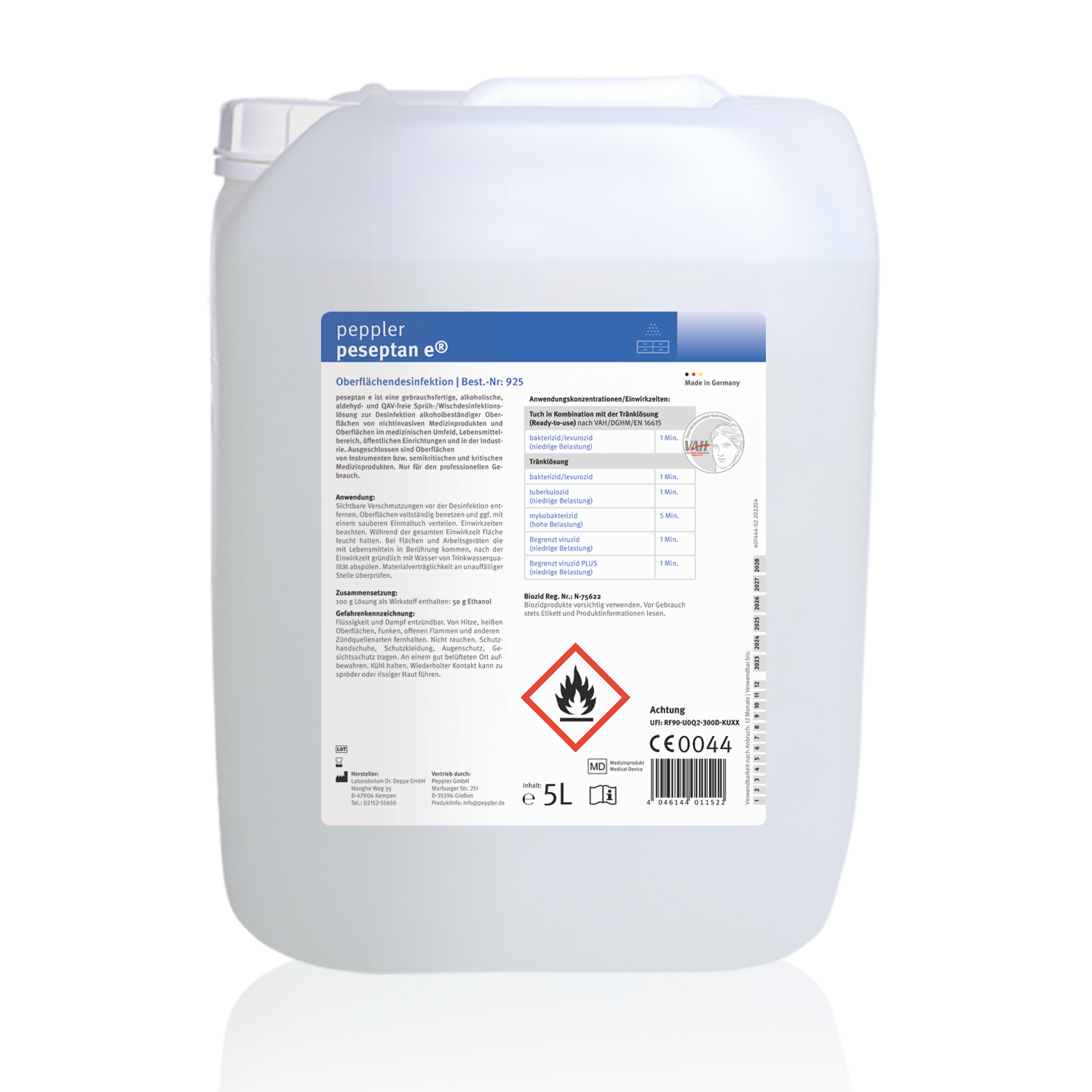 peseptan e® | Oberflächendesinfektion