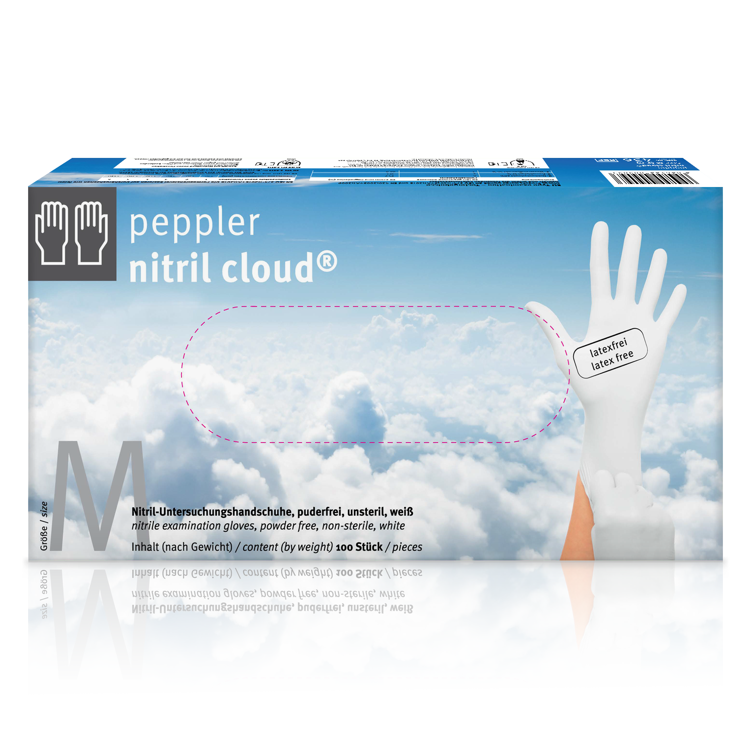 Gratis Muster | peppler nitril cloud ® | Nitrilhandschuh