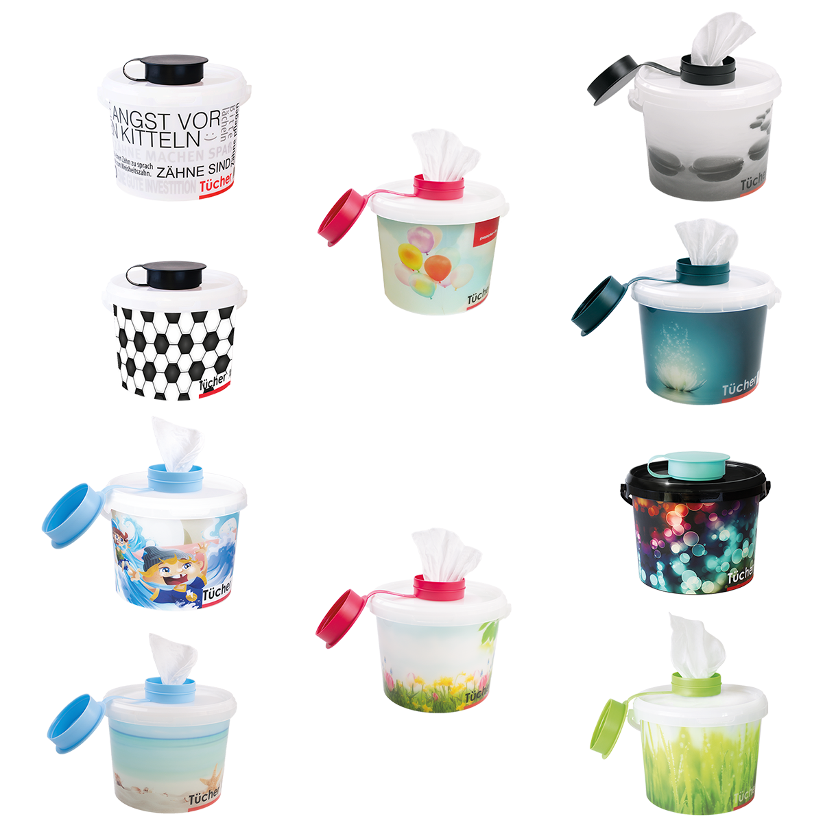 Mega Tücher | Leereimer