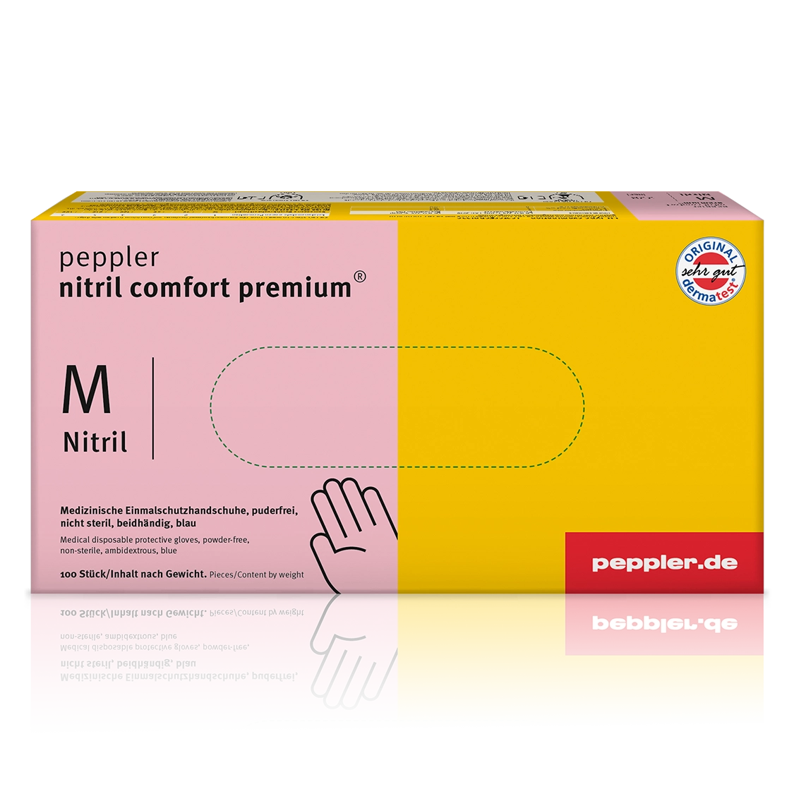 peppler nitril comfort premium® blue | Nitrilhandschuh