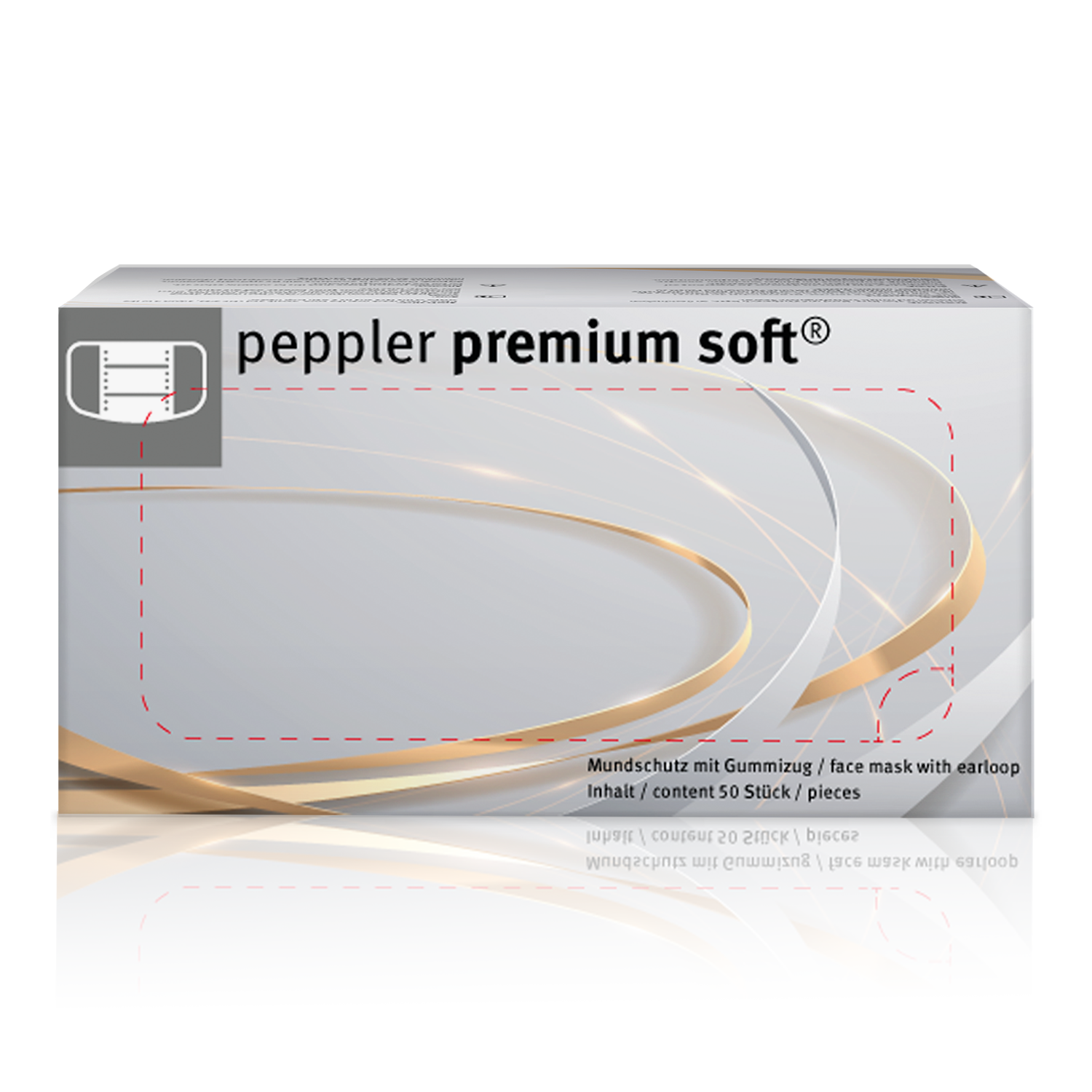peppler premium soft® | Mund-Nasen-Schutz | mit Schlaufengummi