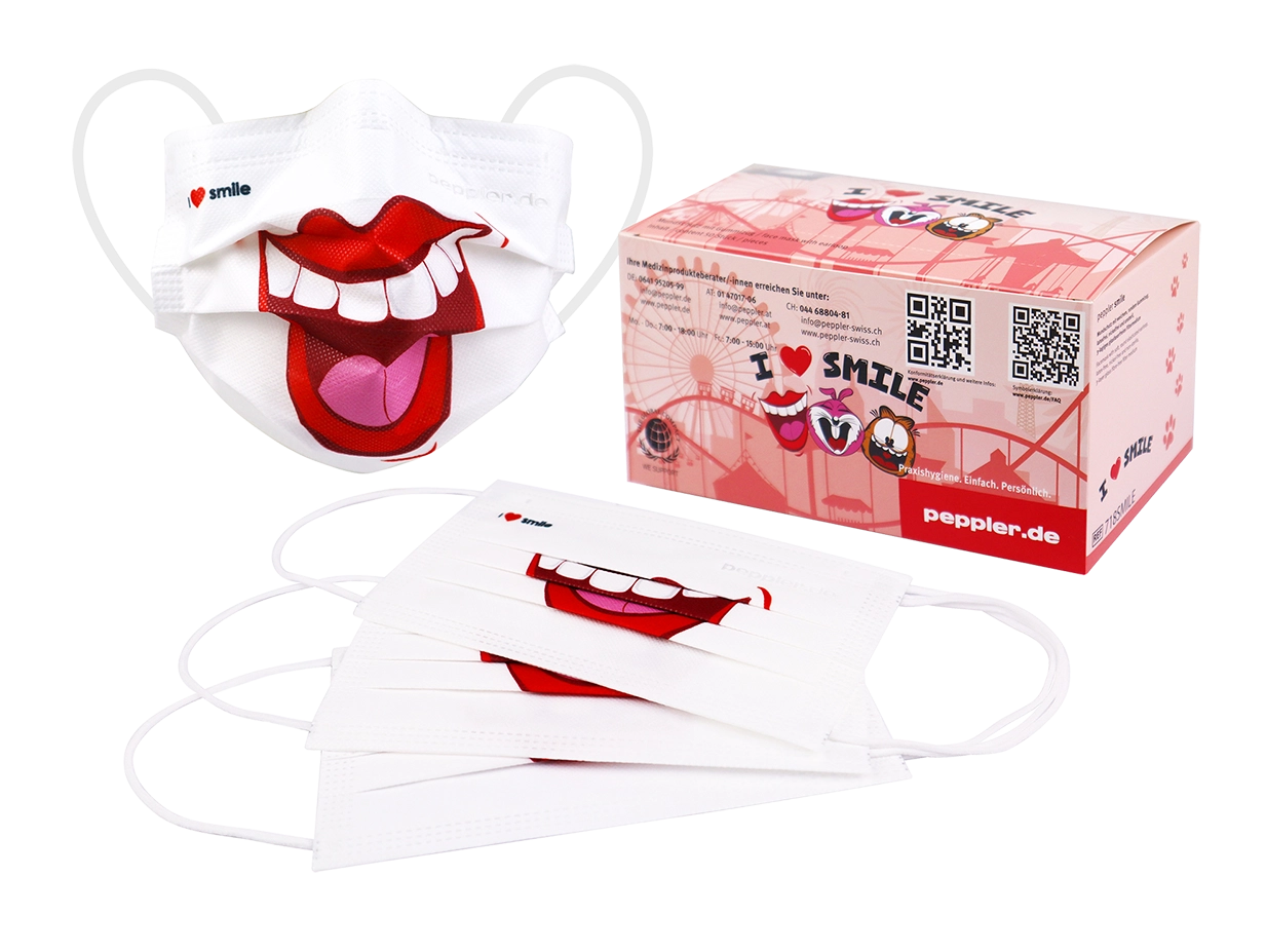 peppler I Love Smile | Mund-Nasen-Schutz