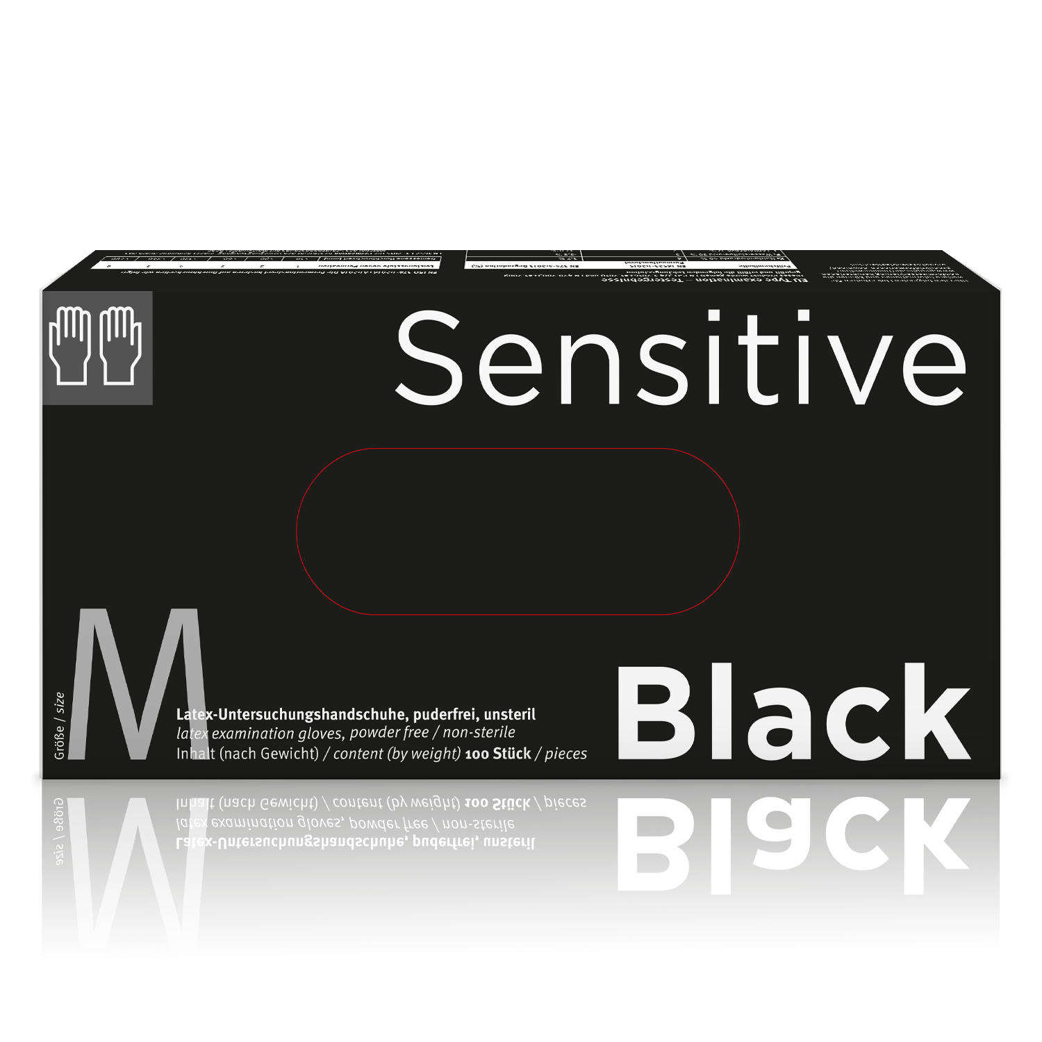 Gratis Muster | peppler sensitive black® | Latexhandschuh