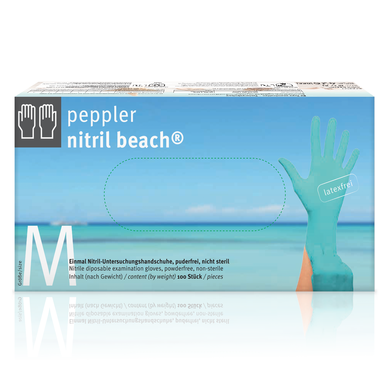 Gratis Muster | peppler nitril beach® | Nitrilhandschuh