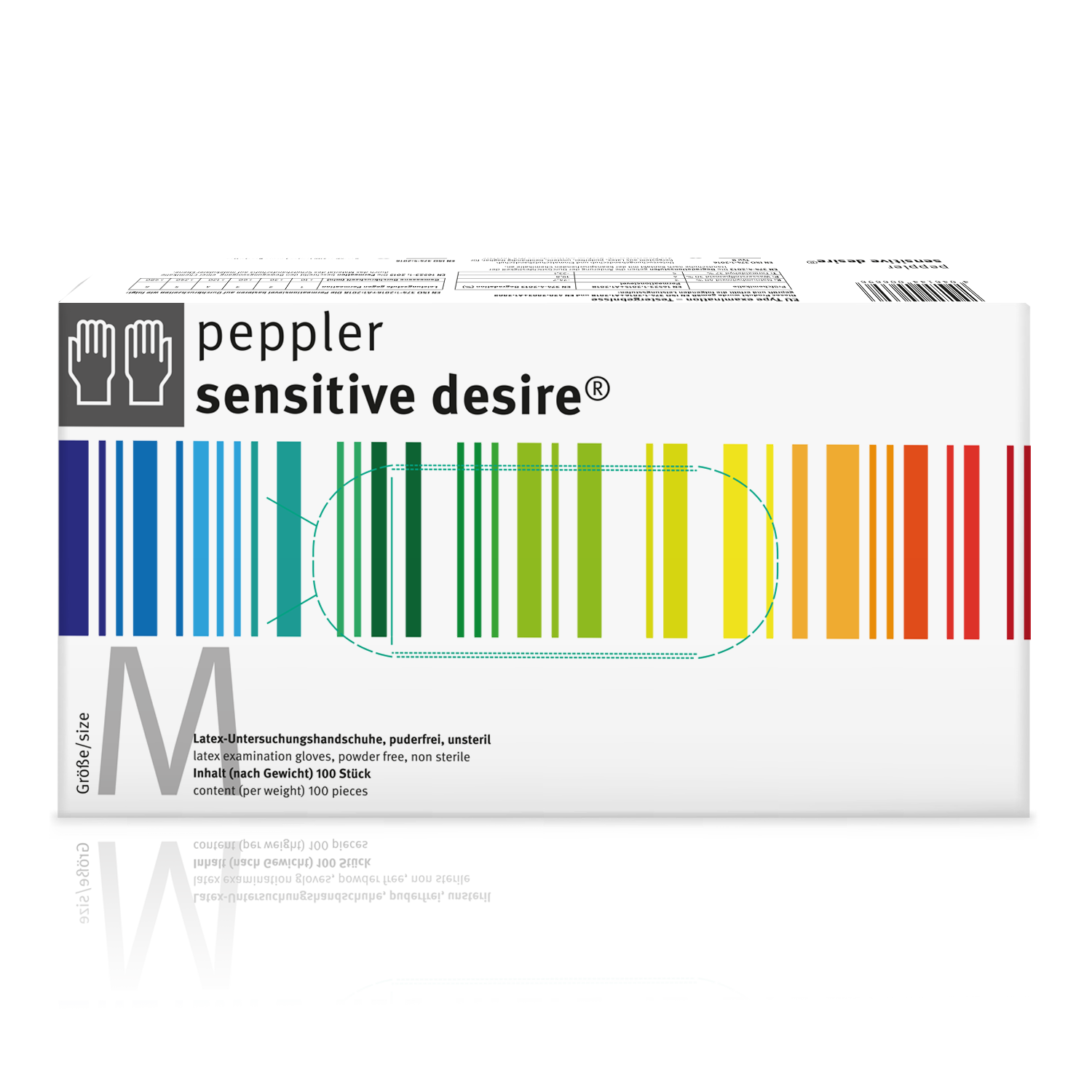 Gratis Muster | peppler sensitive desire® | Latexhandschuh