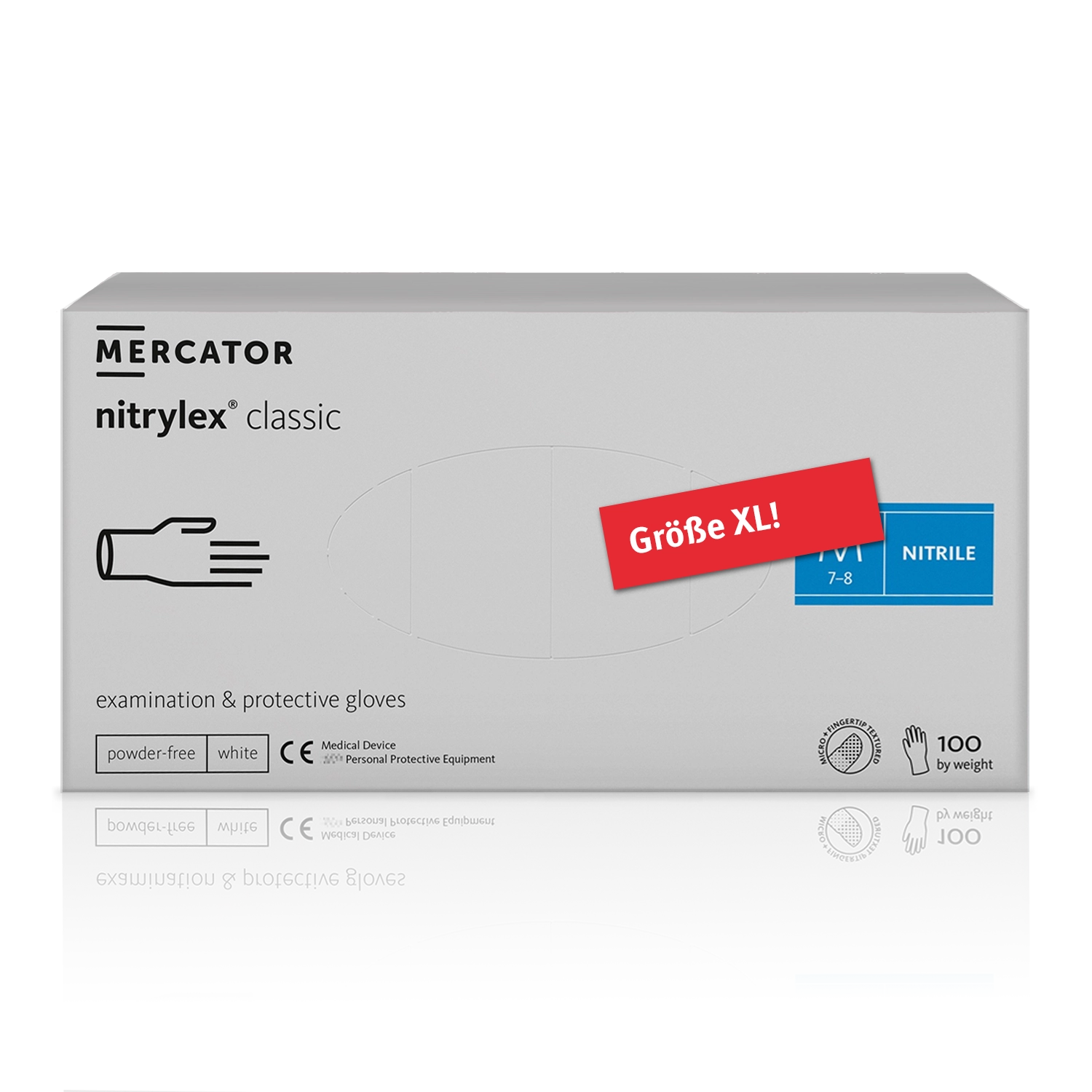 nitrylex® classic white | Nitrilhandschuh