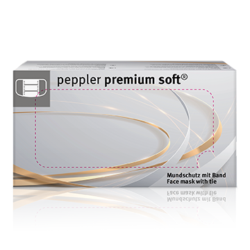 peppler premium soft® | Mund-Nasen-Schutz | mit Band