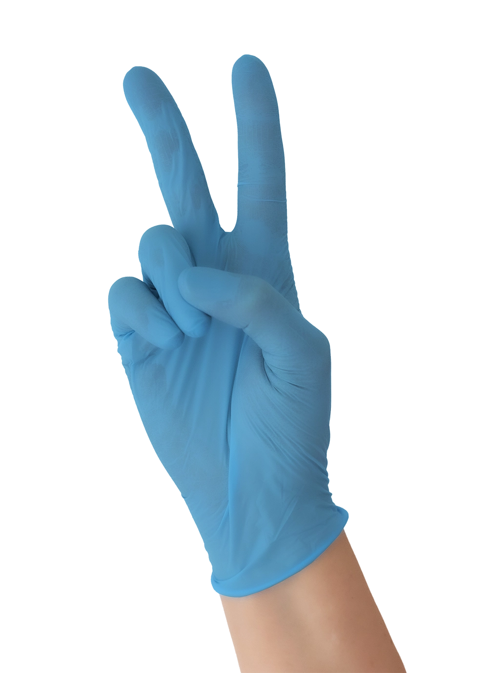 peppler nitril basic® | Nitrilhandschuh | blau | Größe S
