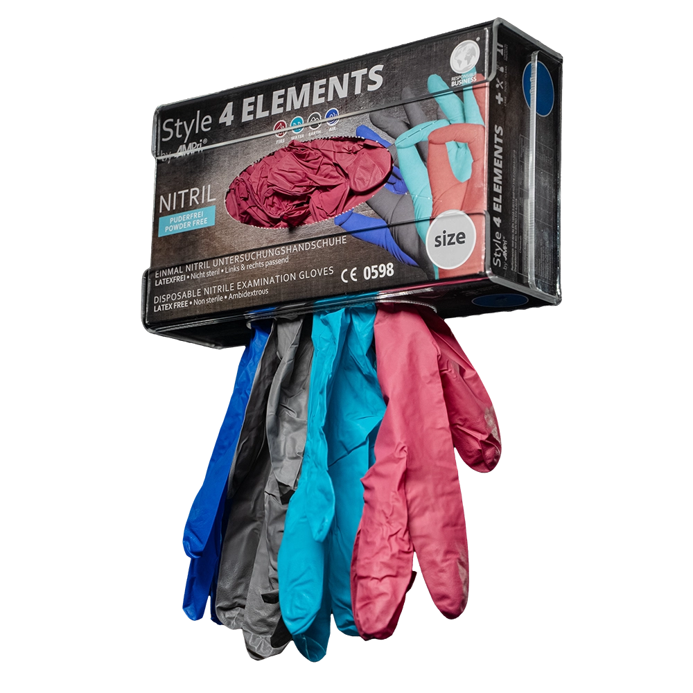 Nitril Style 4-Elements| Nitrilhandschuh | vier Farben