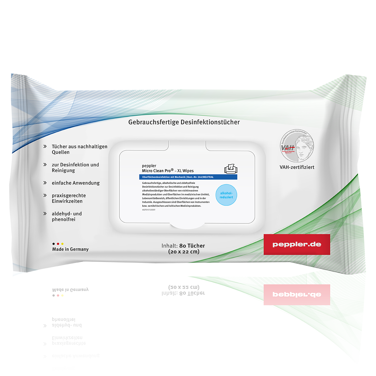 Micro Clean® Pro XL Wipes | Desinfektionstücher