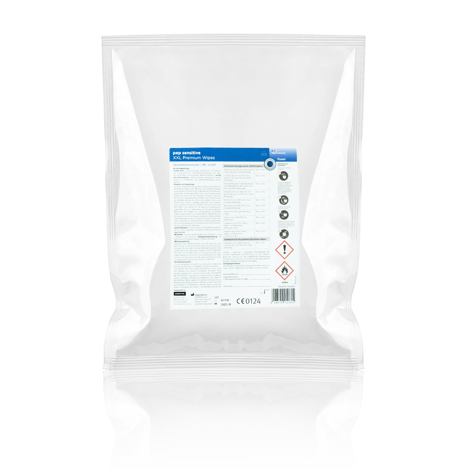 pep sensitive® XXL Wipes | Desinfektionstücher