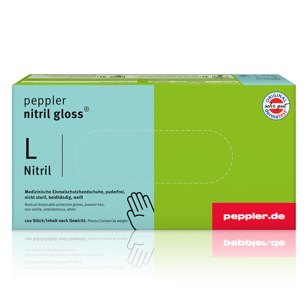 Gratis Muster | peppler nitril gloss® | Nitrilhandschuh