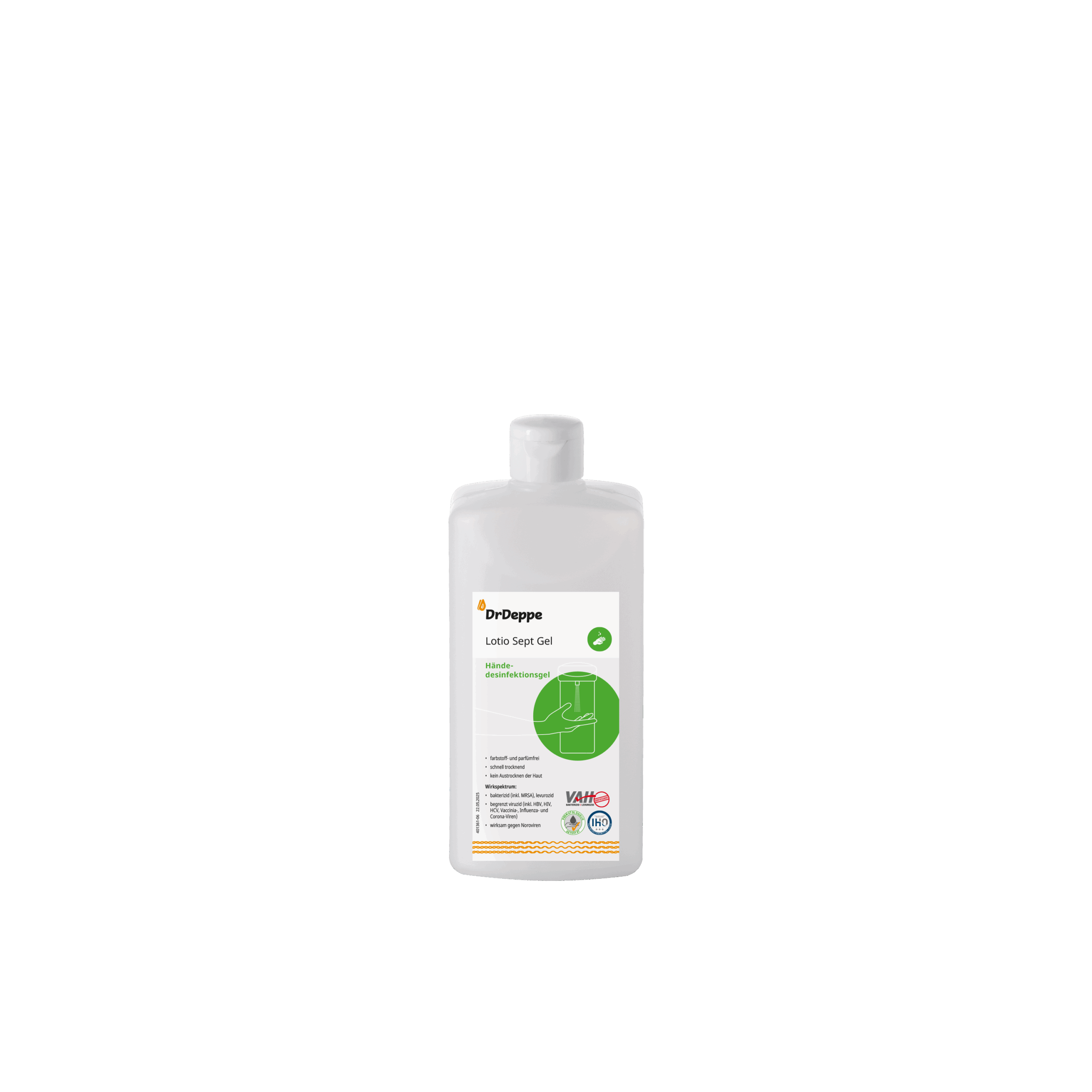 Lotio Sept Gel | Haut- und Händedesinfektion | 500 ml Flasche
