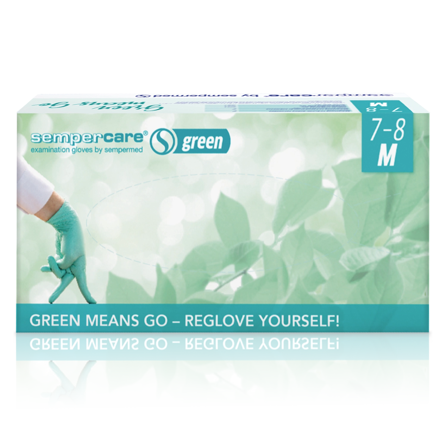 Gratis Muster | sempercare® green glove | Nitrilhandschuh
