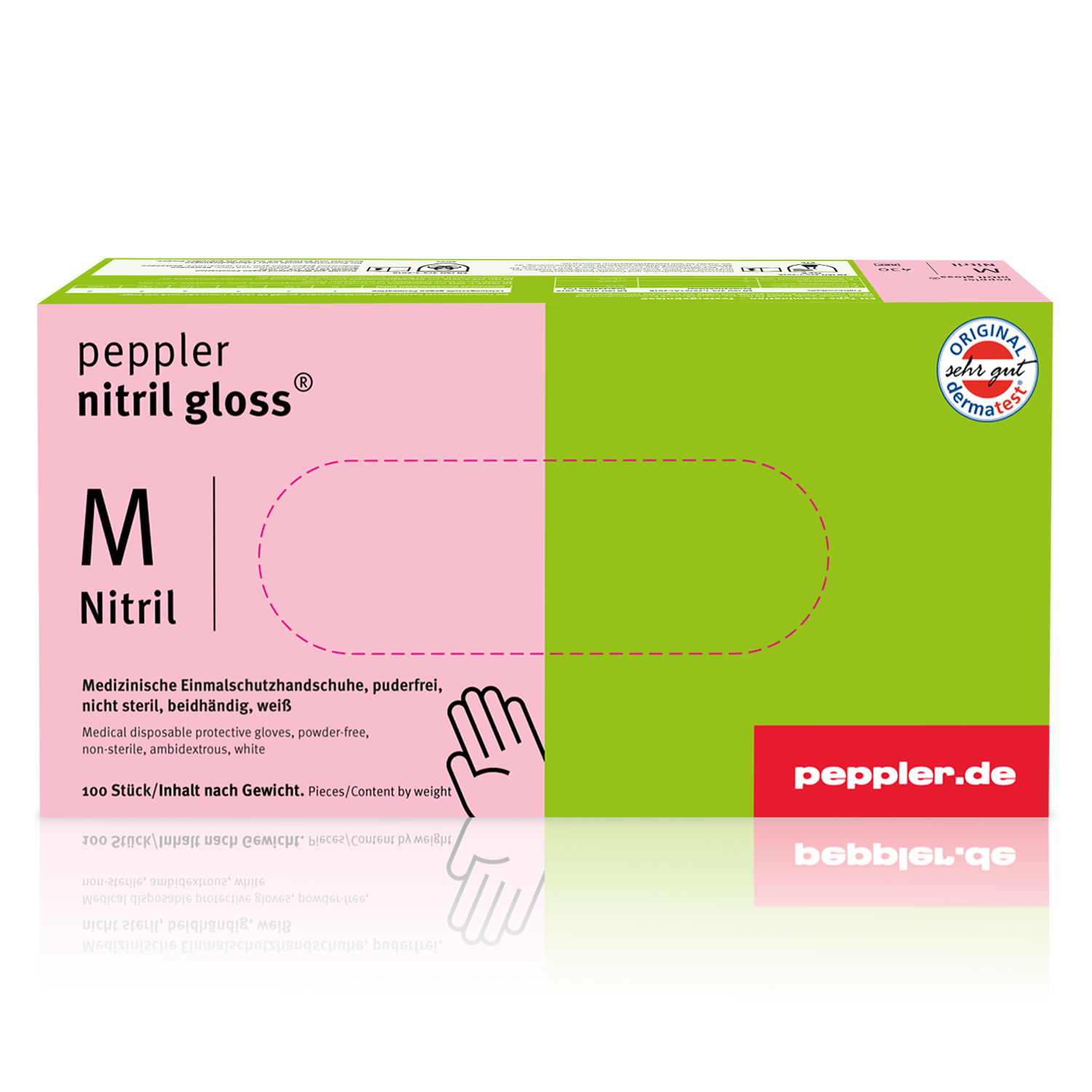 Gratis Muster | peppler nitril gloss® | Nitrilhandschuh