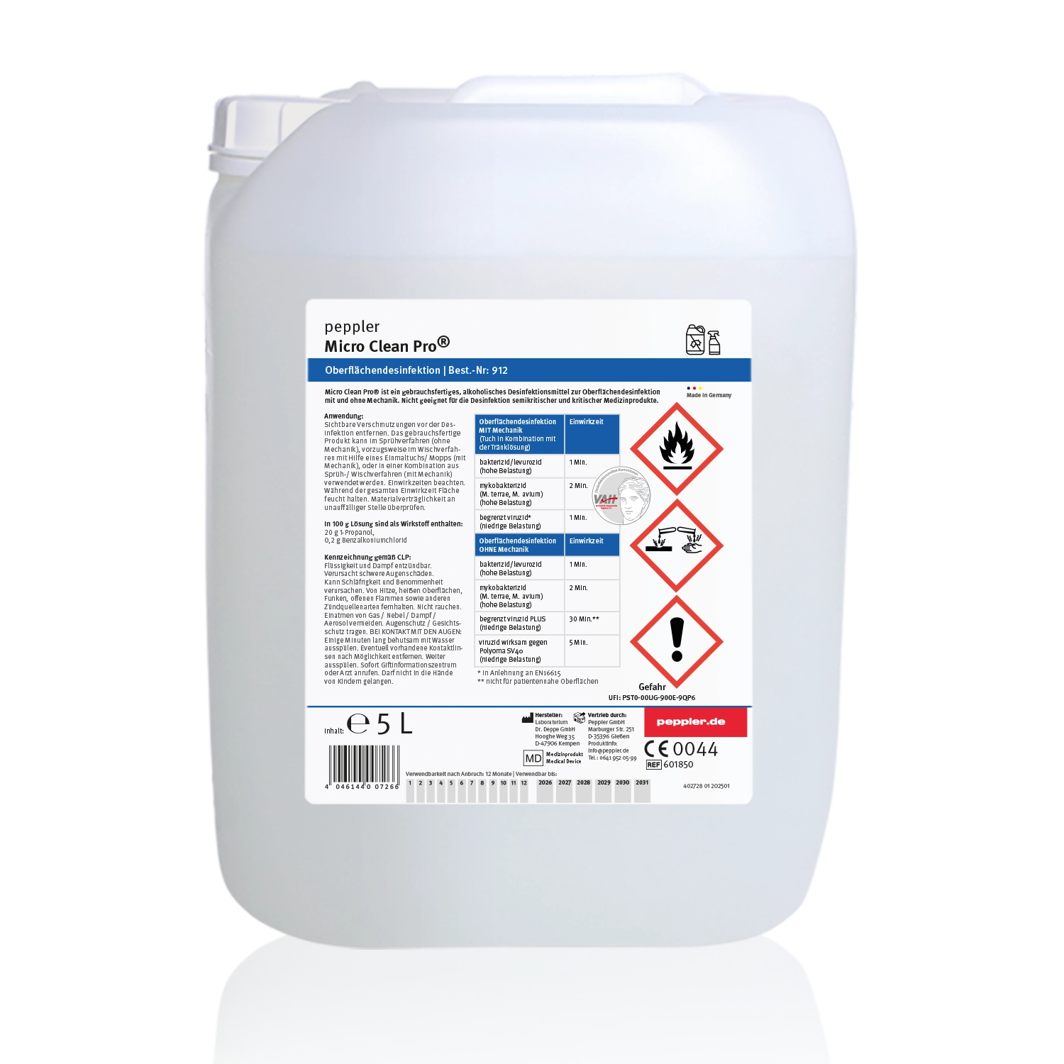Micro Clean Pro® | Oberflächendesinfektion
